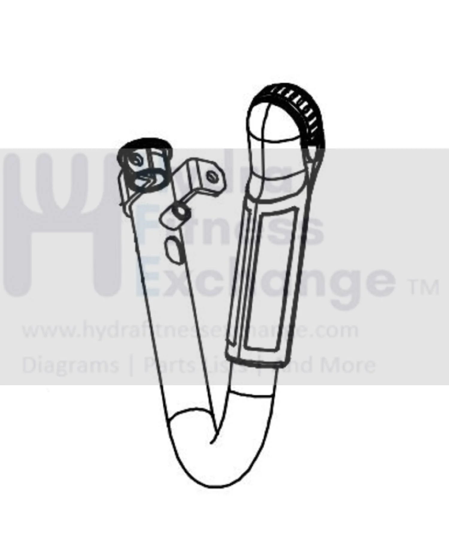 Horizon Fitness 7.0AT-04 - TM1021 Treadmill Left Hand Pulse Grip Set 1000468211