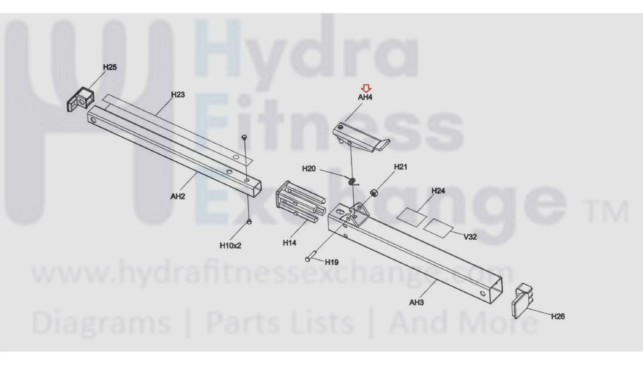 Horizon Fitness 7.0AT-04-TM1021 Treadmill Lock Latch Galvanization 1000227064 - Image 2