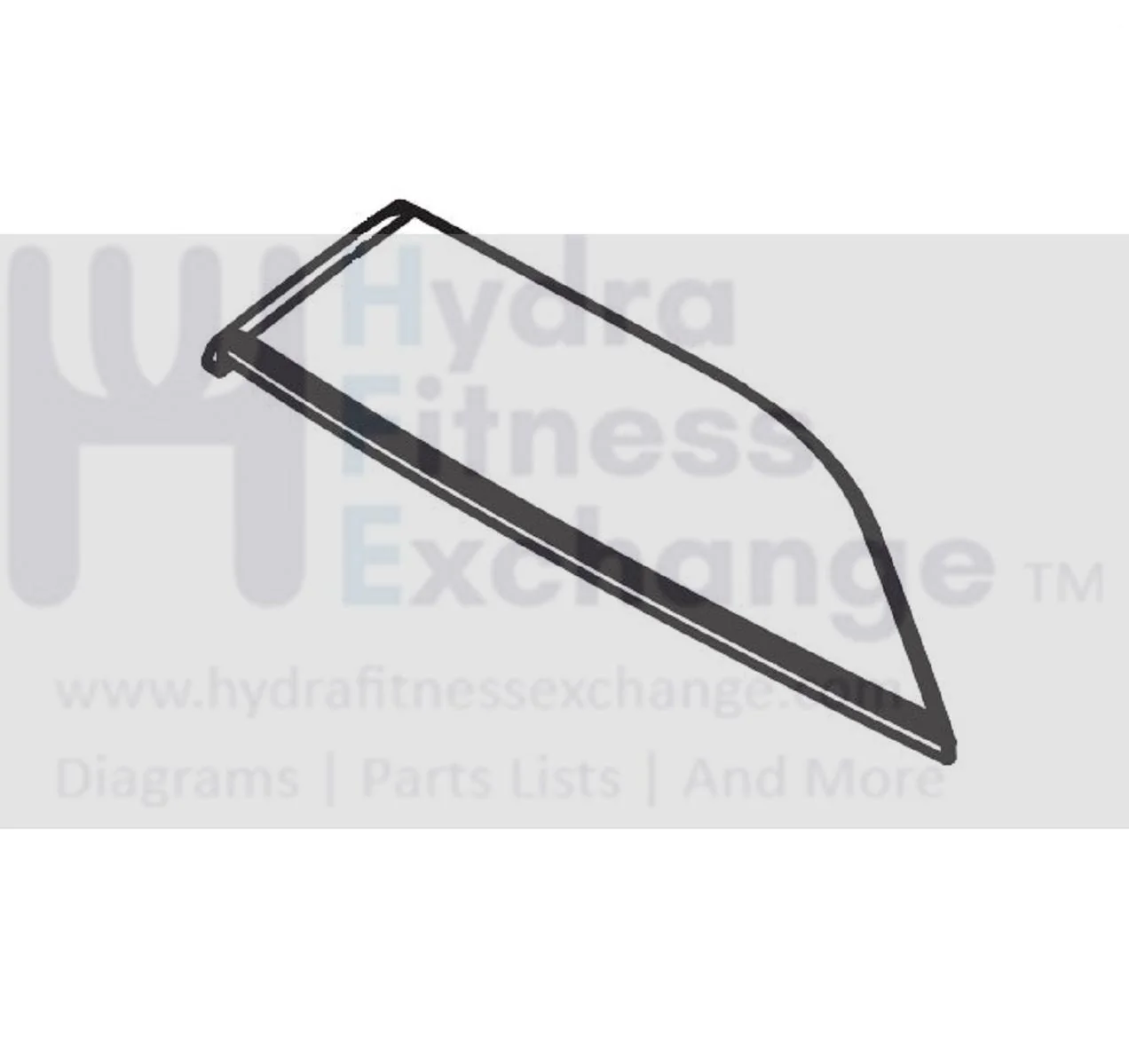 Horizon Fitness TM1021 Treadmill Right Front Cover Black 1000337818