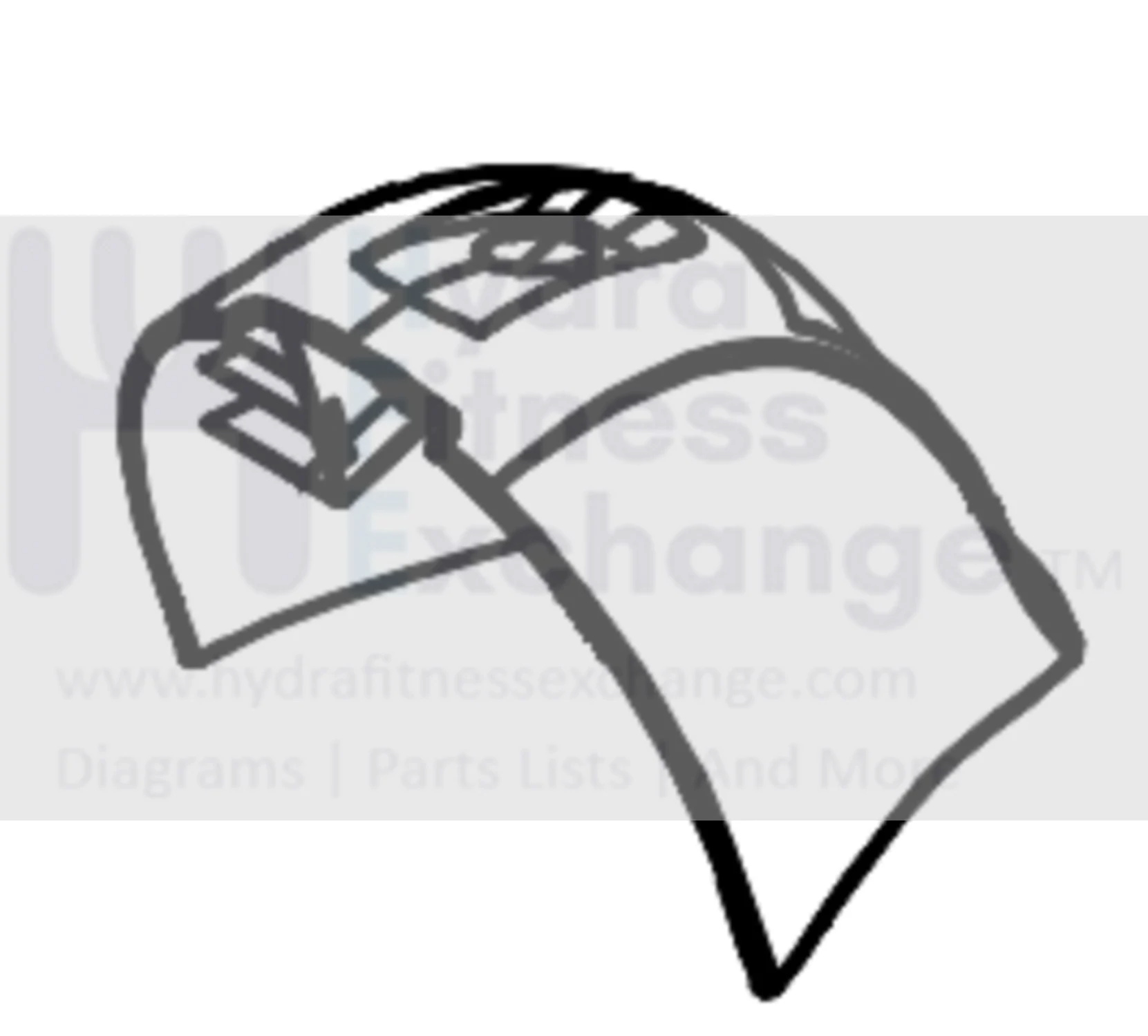 Horizon Fitness 7.0IC - FC50 - 2021 Stationary Bike Front Motor Cover 1000468733