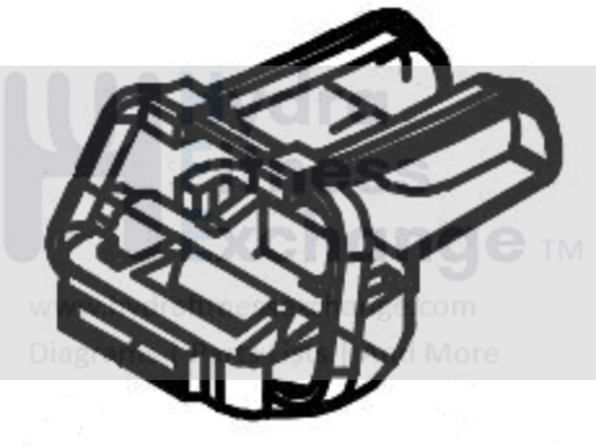 Horizon Fitness 7.0IC - FC50 - 2021 Stationary Bike Right Foot Pedal with Strap 1000466332