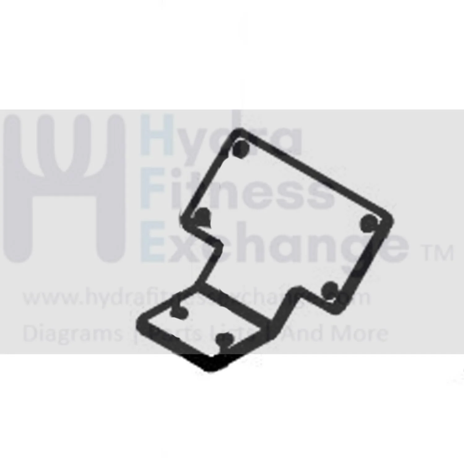 Horizon Fitness 7.0IC - FC50 Stationary Bike Console Fixing Plate 1000469960