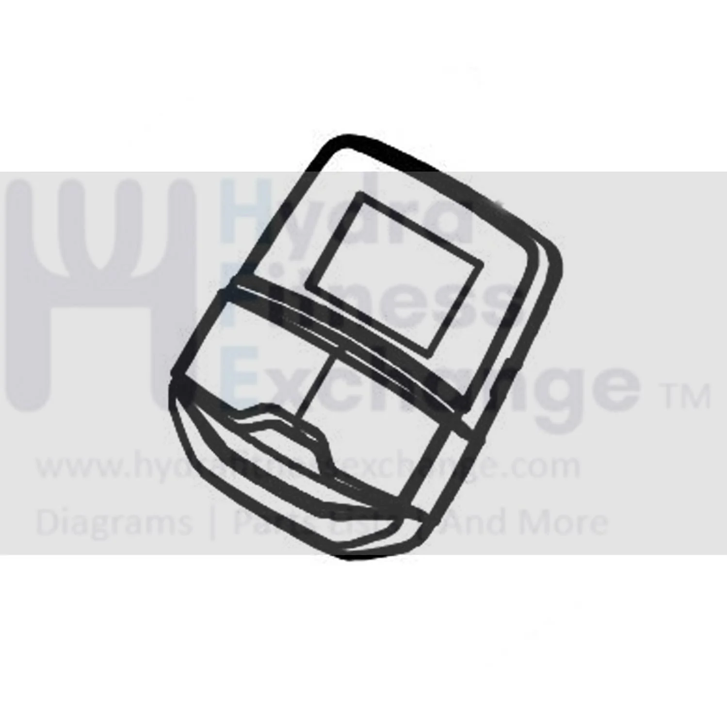 Horizon Fitness 7.0IC - FC50 Stationary Bike Display Console Assembly 1000471840