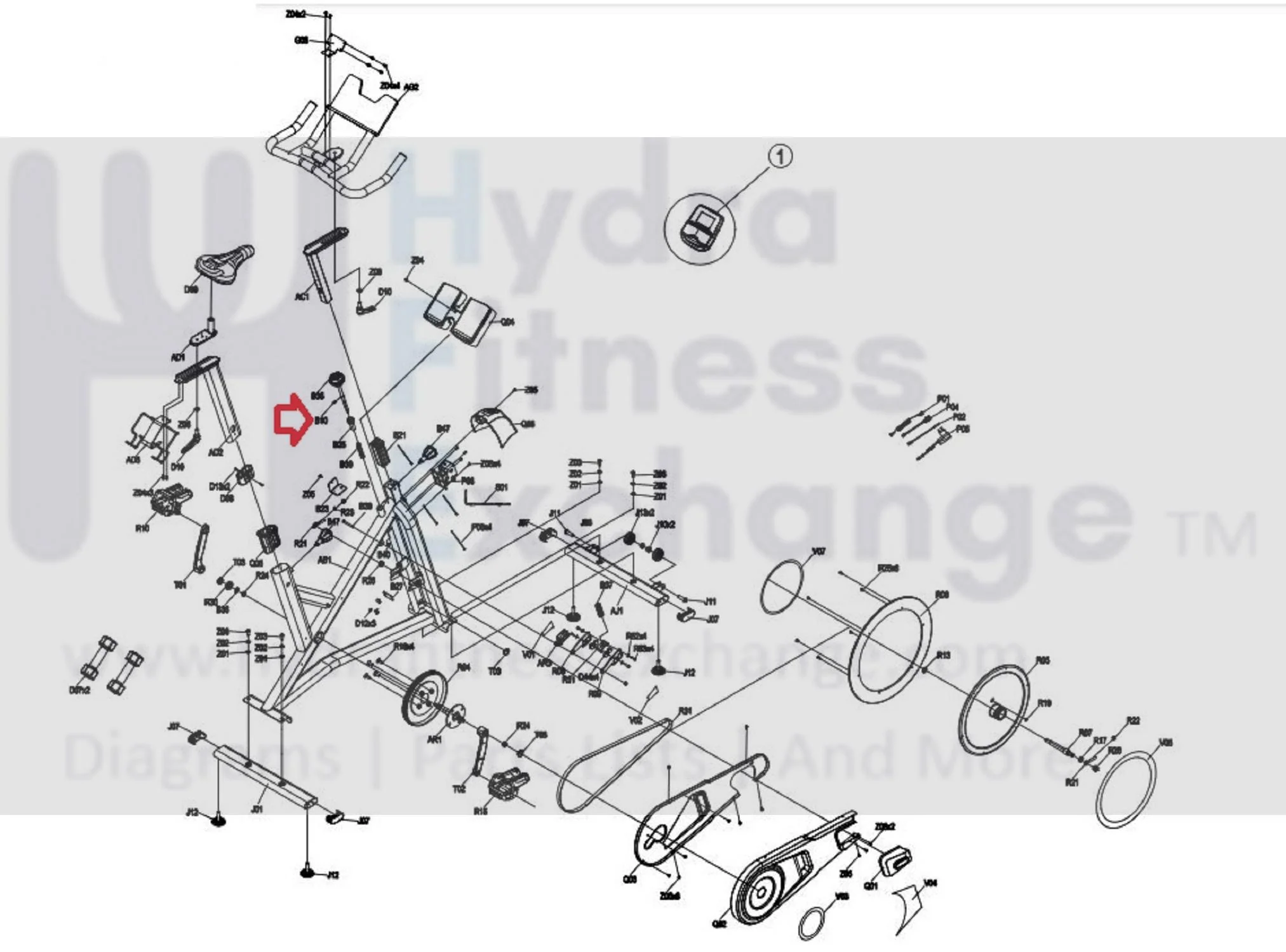 Horizon Fitness 7.0IC - FC50 C101 - FC51 Stationary Bike Spring Diam.15xDiam.1.5x81.5L 1000466856 - Image 2