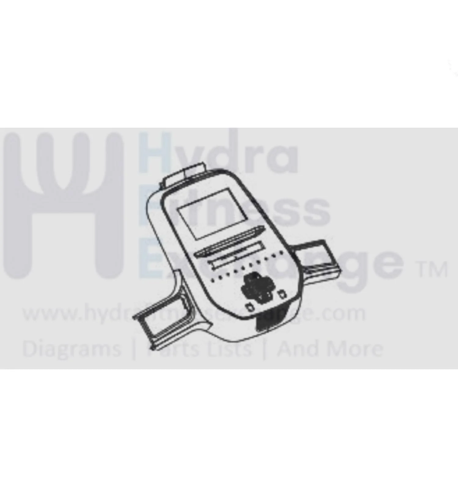 Horizon Fitness 7.4AT-04 - TM499G PTM499G Treadmill Console Overlay Set 1000468130