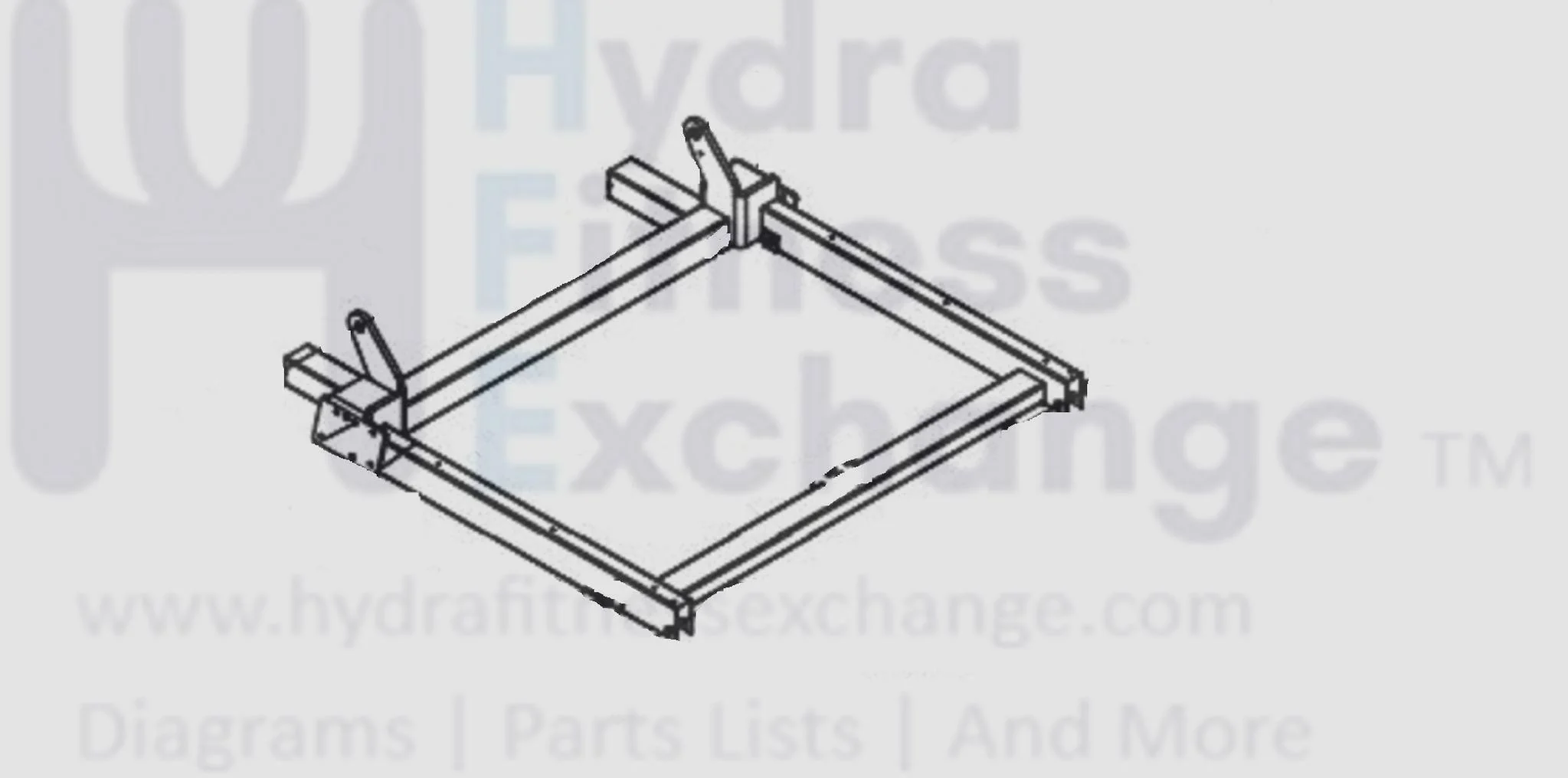 Horizon Fitness  TM1000C Treadmill Frame Base Set 1000462785