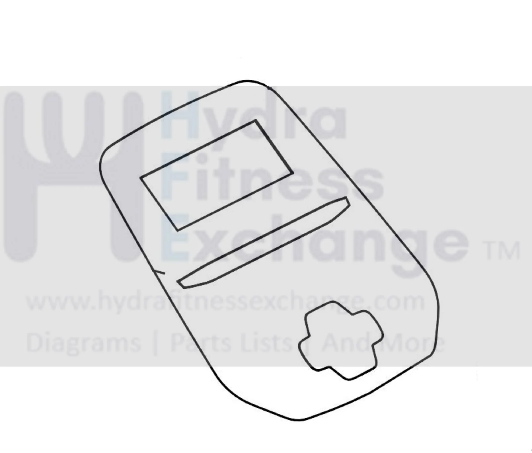 Horizon Fitness 7.4AT-04 - T202-06 T101-07 Treadmill Overlay Warning Sticker 1000106875