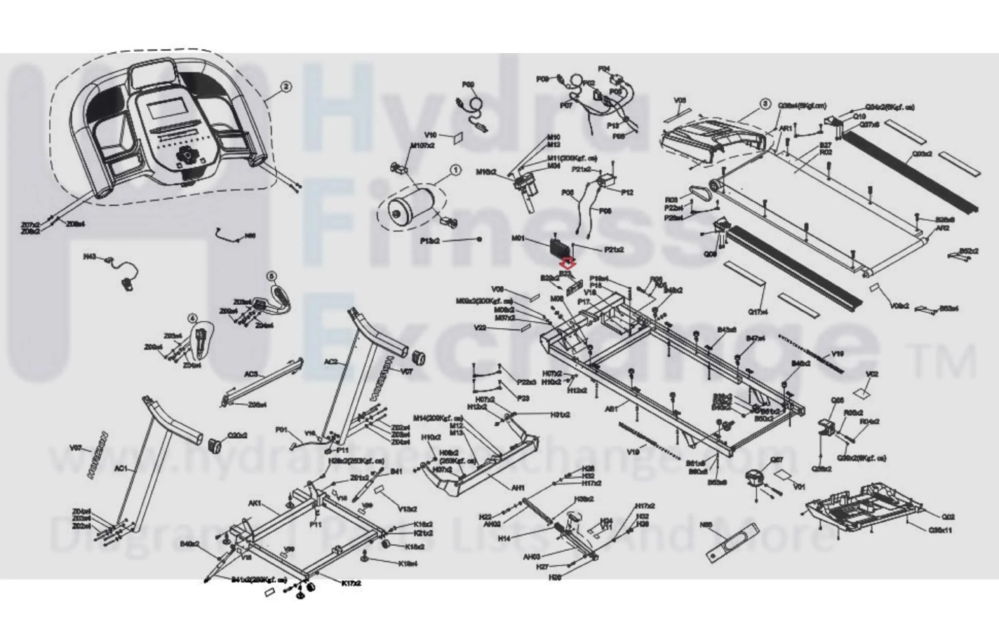 Horizon Fitness TM499G TM1000C TM1036 TM1042 Treadmill Power Switch Fix Base 1000462781 - Image 3