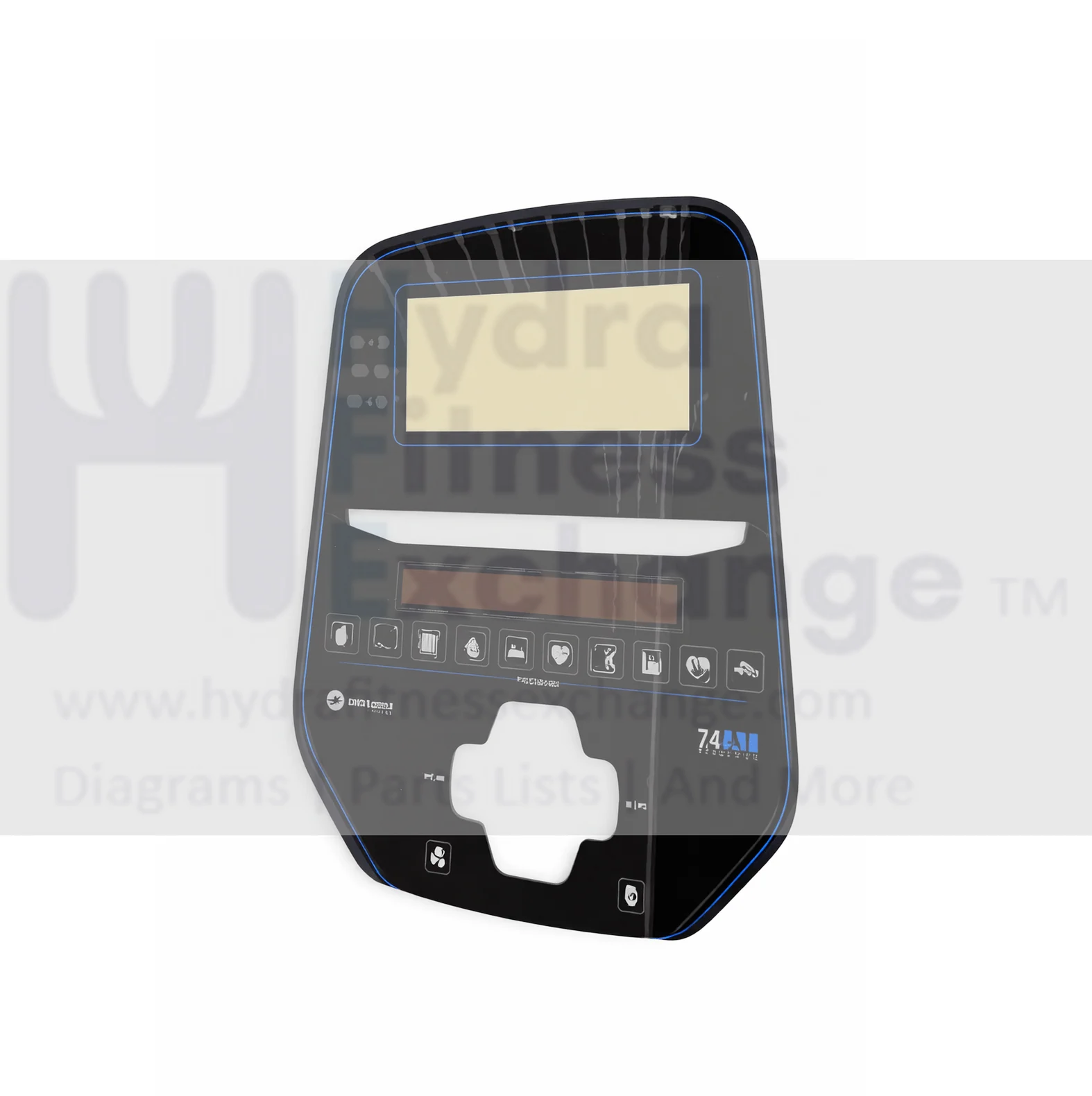 Horizon Fitness TM746 TM499B Treadmill Console Upper Manipulate English Overlay 1000430216 - Image 2