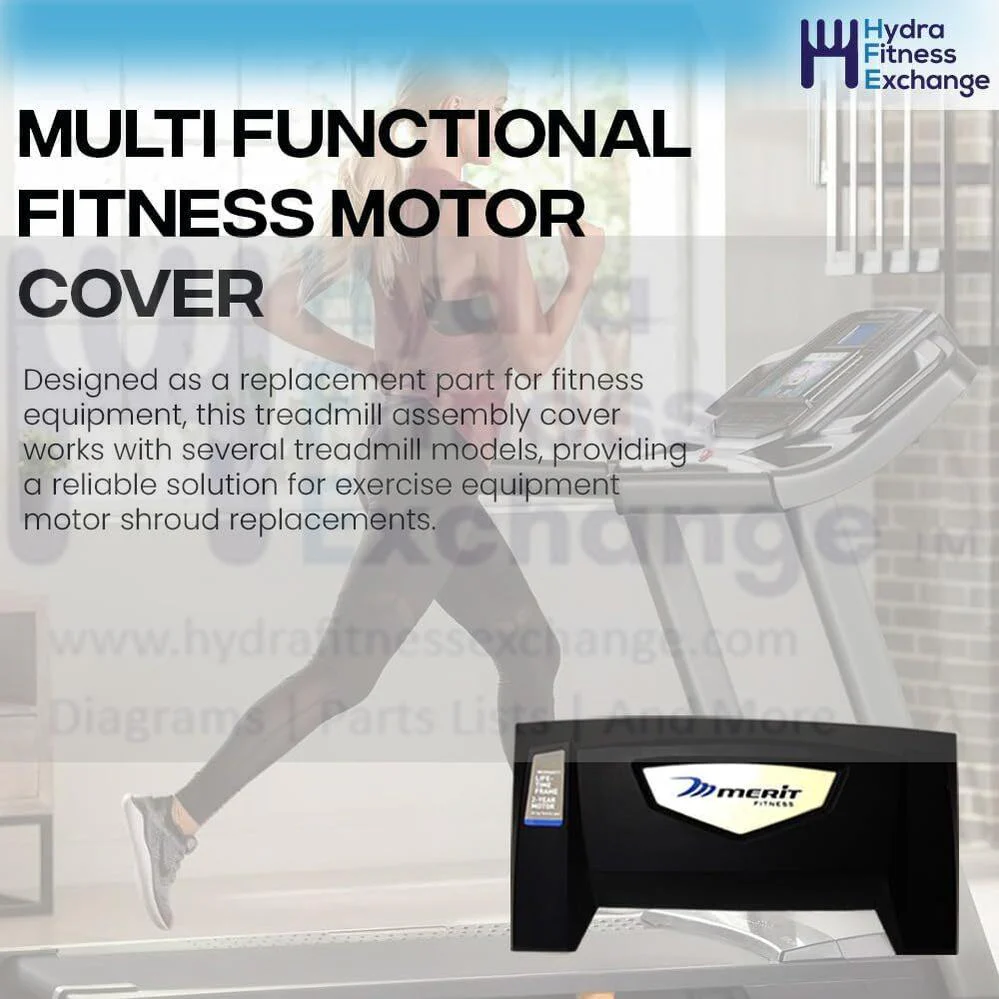 Horizon Fitness 7.8AT-02 TM758B TM1000B 7.8AT  TM758 TM1000 Treadmill Motor Hood Shroud Cover 1000444922 - Image 3