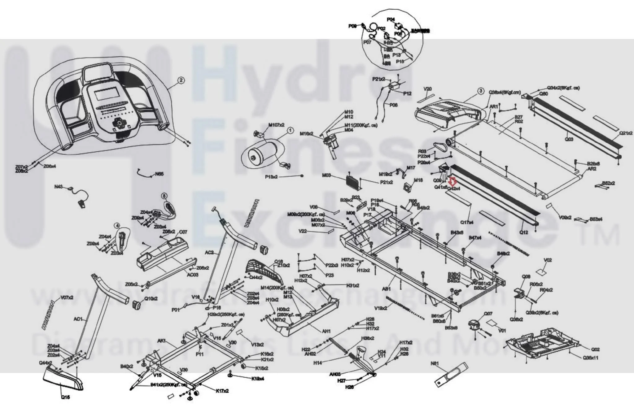 Horizon Fitness Treadmill Open Type Clip 1000438457 - Image 2