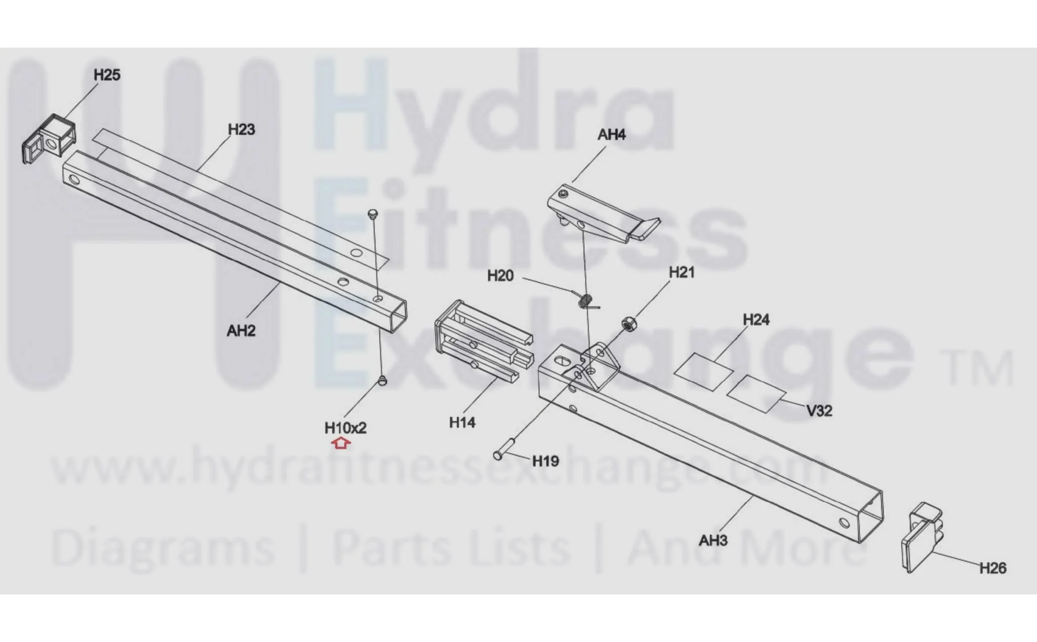 Horizon Fitness 7.8AT-04-TM1000C 7.0AT-04-TM1021C Treadmill Support Base 1000461820 - Image 3