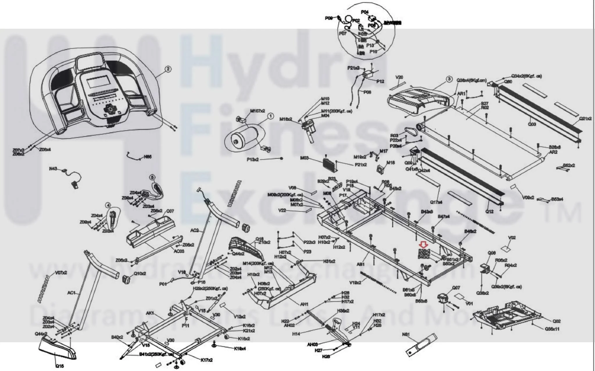 Horizon Fitness 7.8AT-04 T101-07 7.0AT-04 Treadmill Nylon Transport Wheel 039400-BA - Image 3