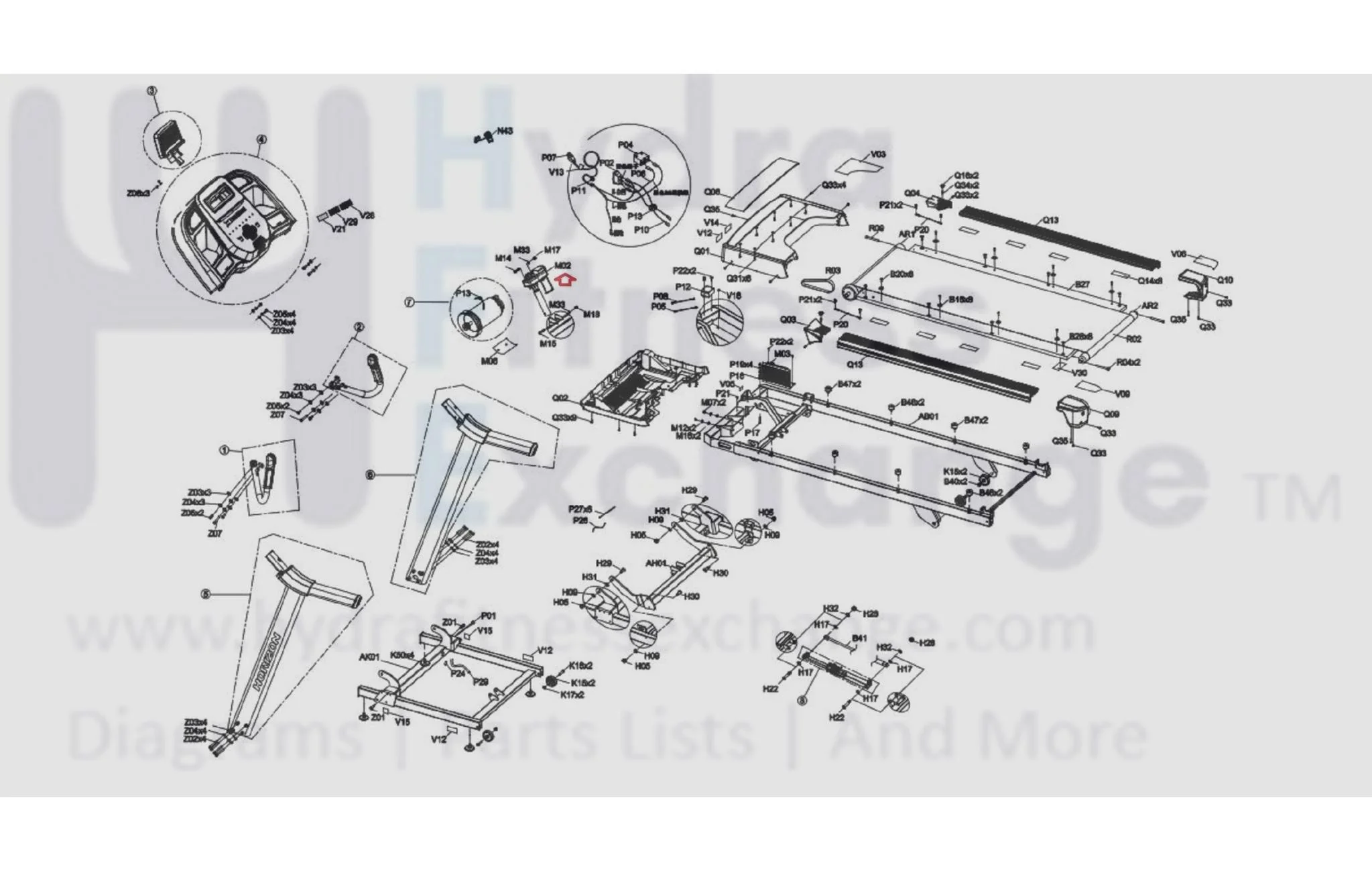 Horizon Fitness 7.8AT 7.0AT-04 Treadmill Incline Lift Motor Elevation 1000391680 - Image 2