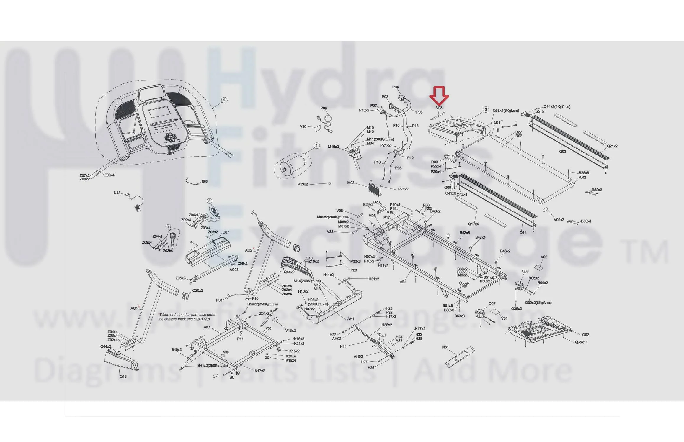 Horizon Fitness Treadmill Pop Sticker Motor Cover Synthetic Paper 1000437910 - Image 3