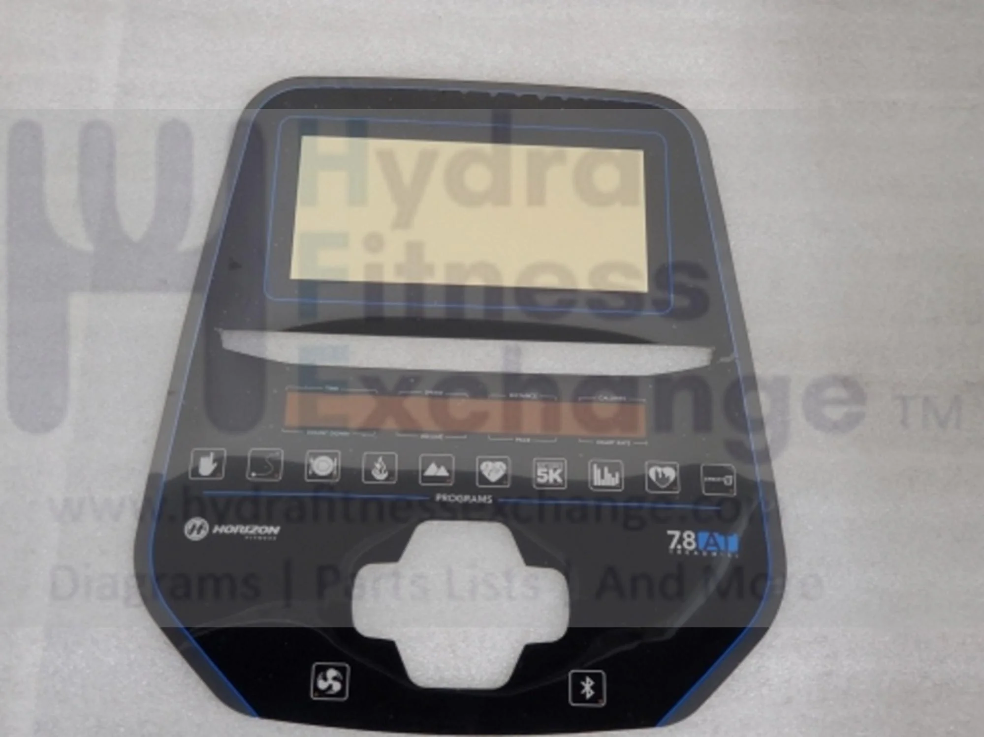 Horizon Fitness Treadmill Console Manipulate Overlay Upper English 1000437913 - Image 2