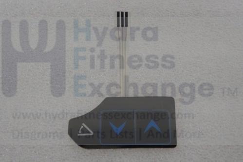 Horizon Fitness TM687 Adventure 5-02 Treadmill Left incline Handbar Membrane Keypad 1000331321 - Image 2
