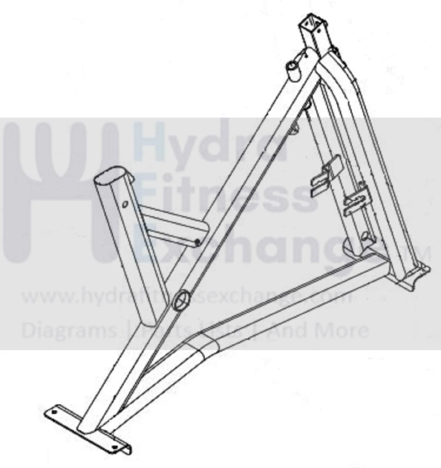 Horizon Fitness C101 - FC51 - 2021 Stationary Bike Frame Set Assembly 1000472307