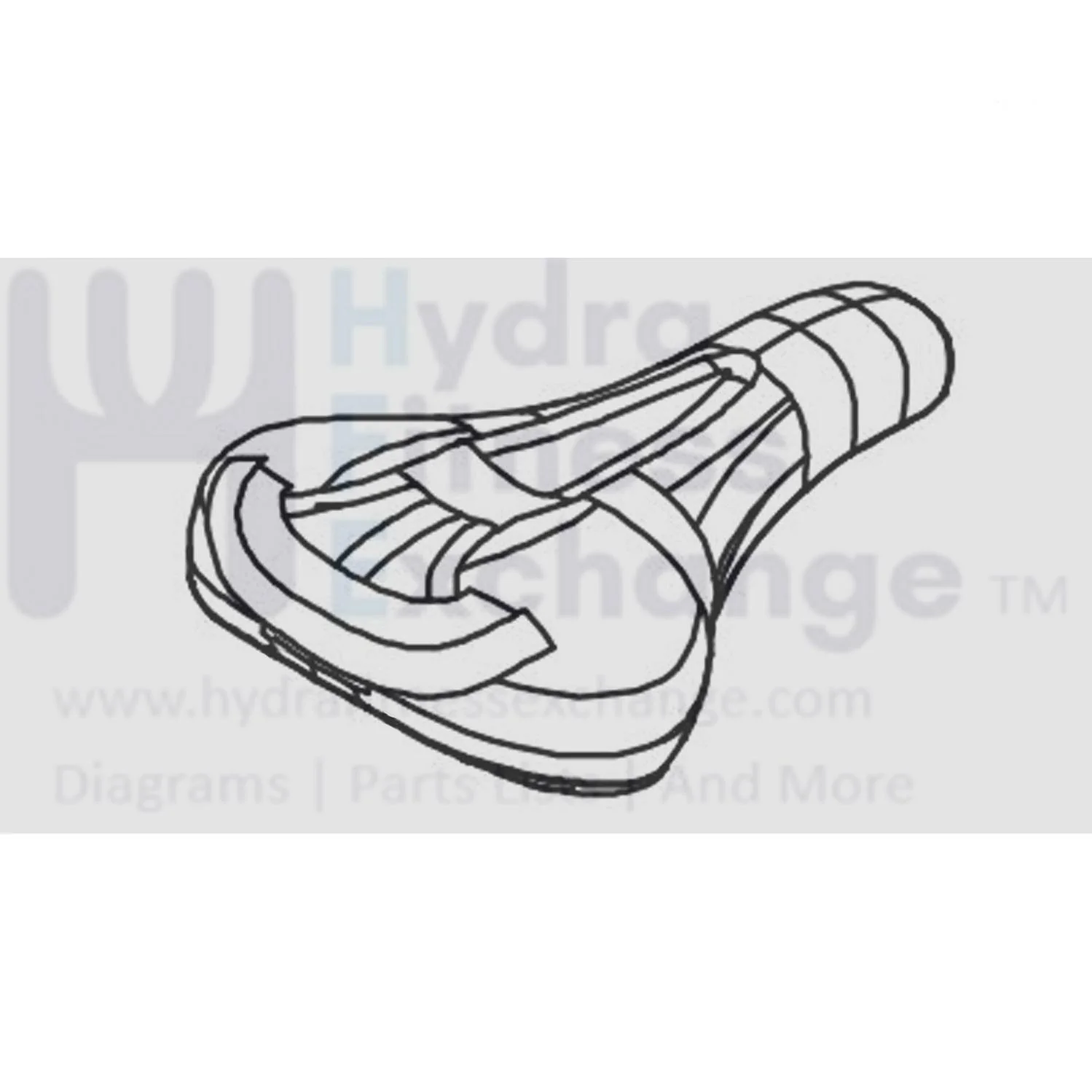 Horizon Fitness C101 - FC51 Stationary Bike Bottom Seat Pad 1000466319