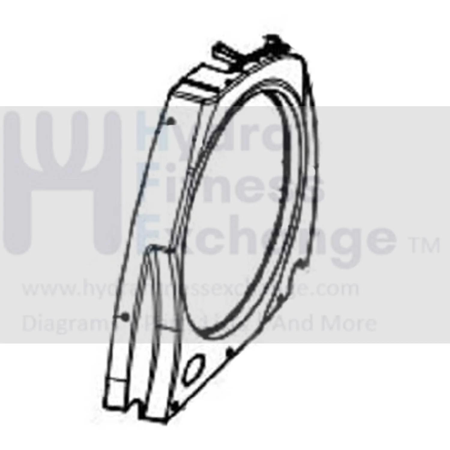 Horizon Fitness CE6.0 CX66 E5  EX66 EX67 Elliptical Right Side Cover 074315