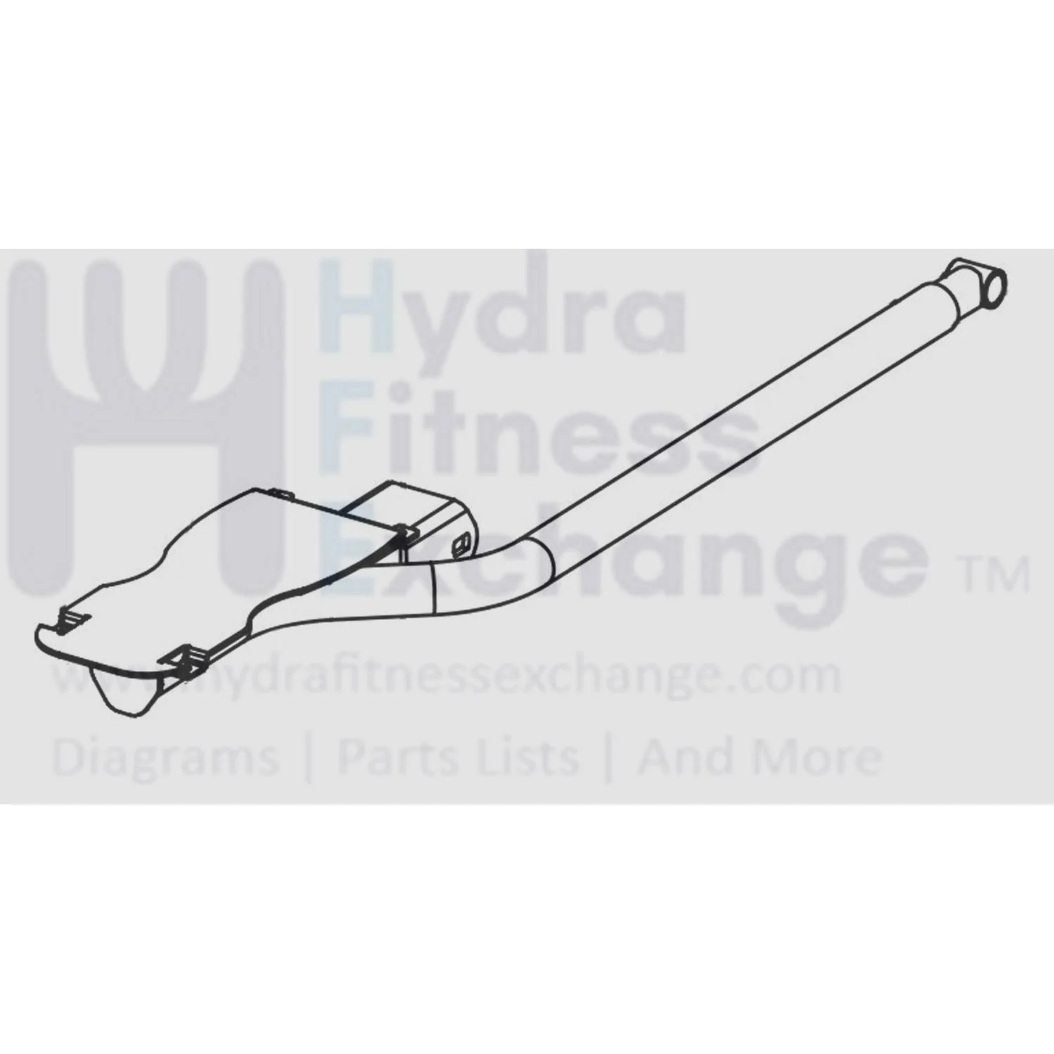 Horizon Fitness CE6.0 E5 EX67 Elliptical Right Lower Link Arm Set 1000092290