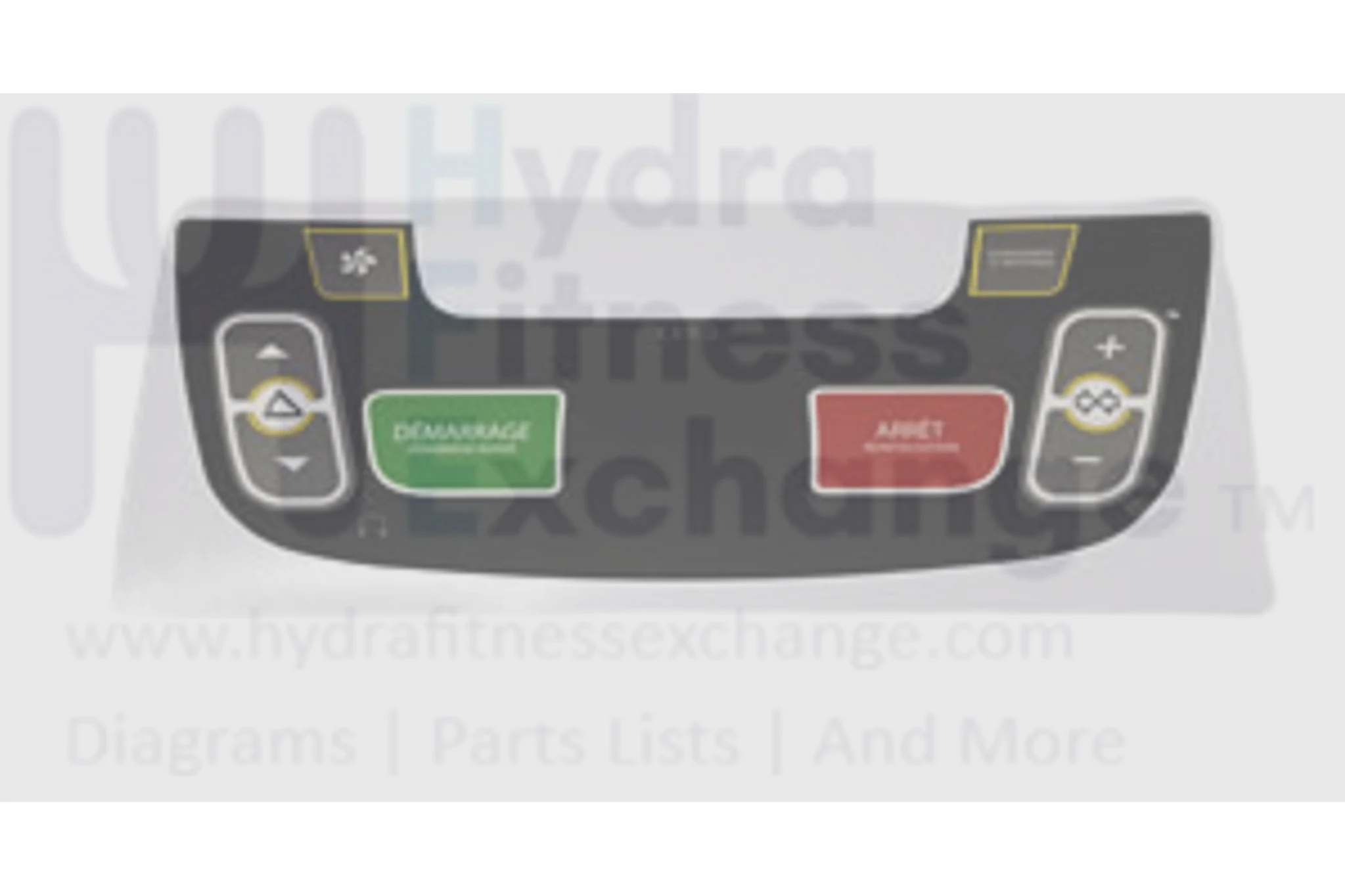 Horizon Fitness CE9.2 - EP543 Elliptical Display Console Keypad Overlay 1000207473
