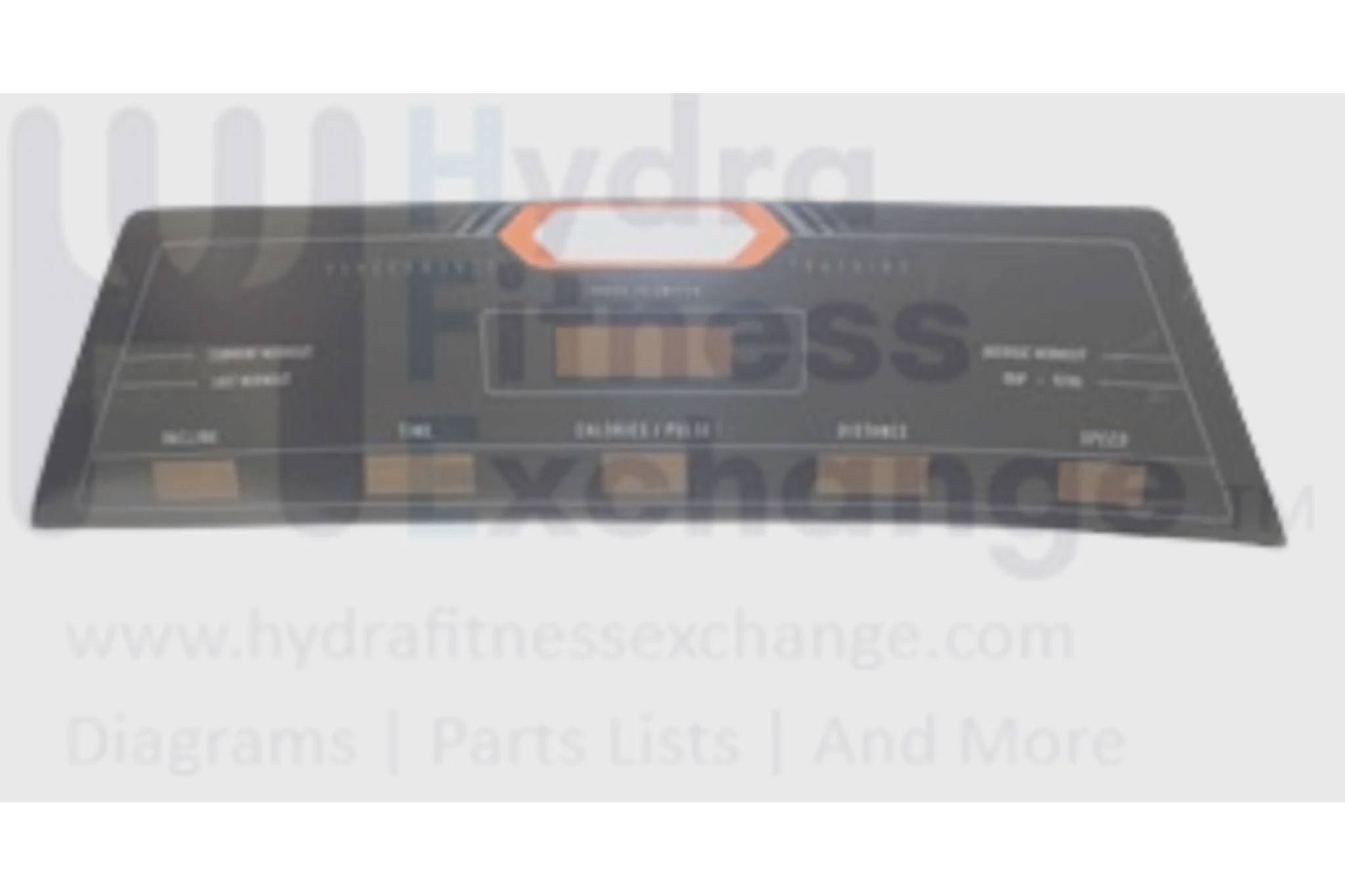 Horizon Fitness CST3.6 Treadmill Display Console Overlay without Circuit Board 056460-AX