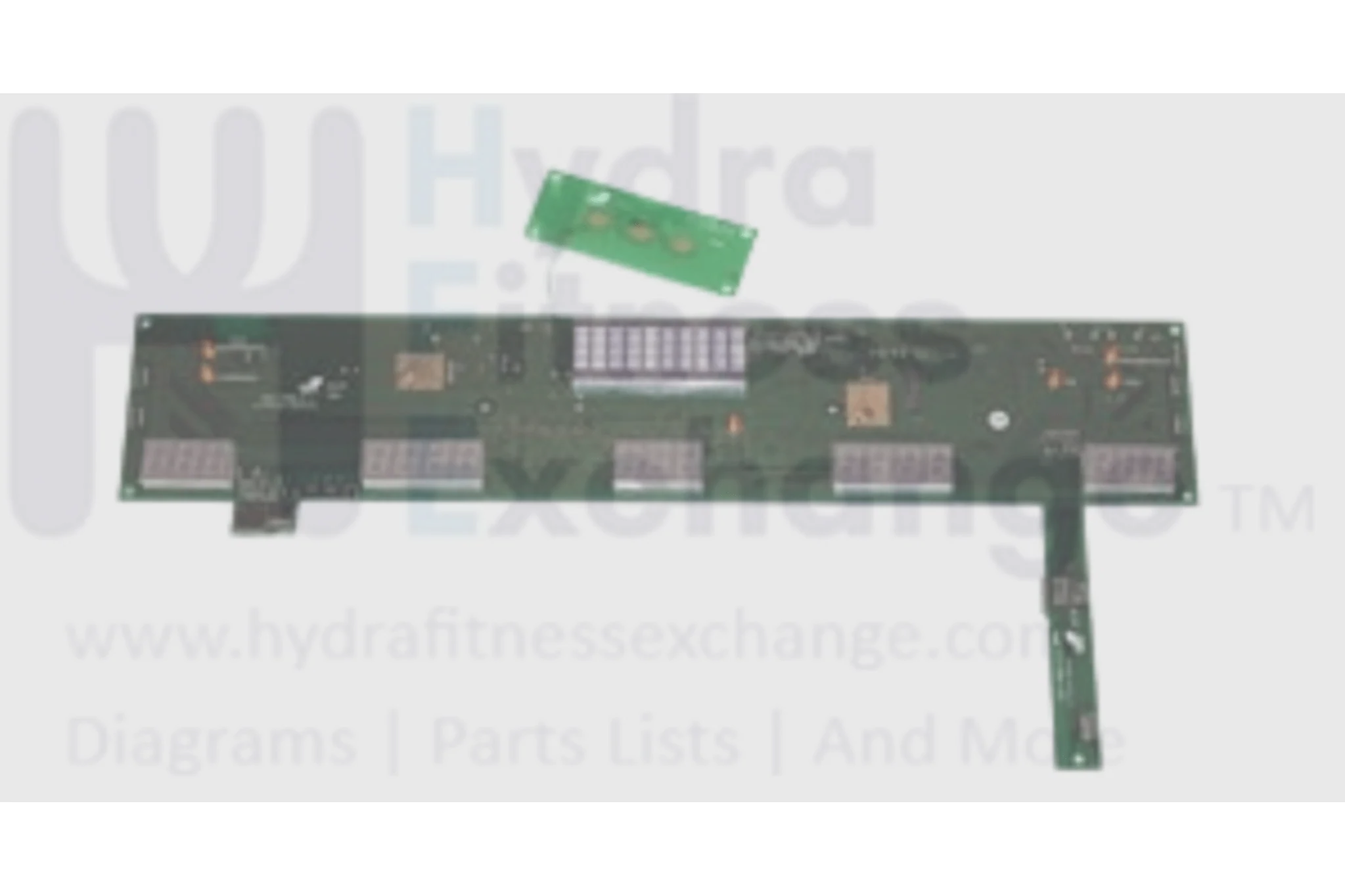 Horizon Fitness CST3.6 Treadmill Upper Control Board with soldered heart rate receiver 057741-ABX