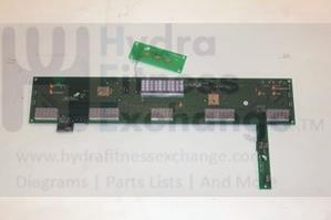 Horizon Fitness CST3.6 Treadmill Upper Control Board with soldered heart rate receiver 057741-ABX - Image 2