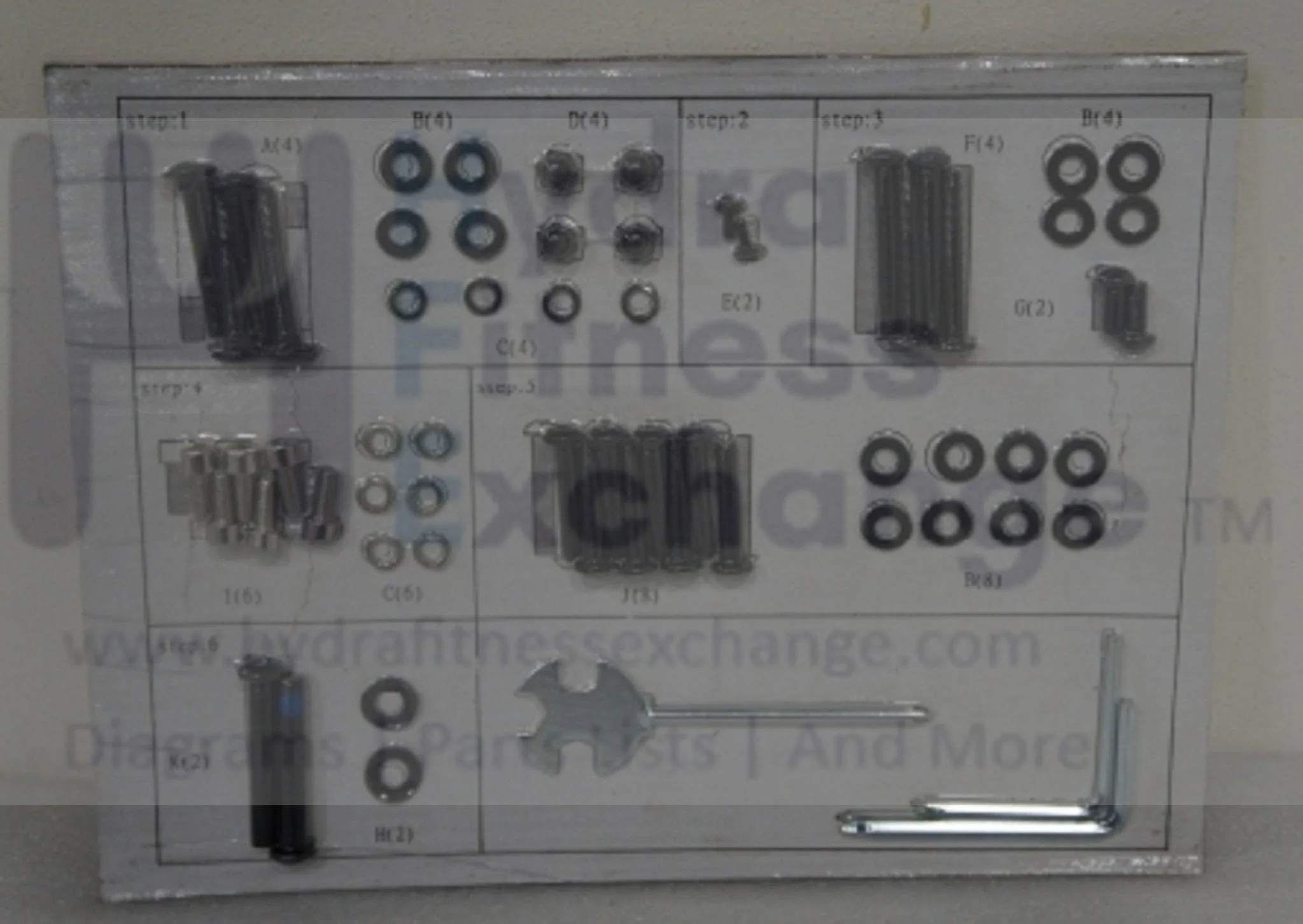 Horizon Fitness Comfort R - RB013 Stationary Bike Hardware Pack 1000357827