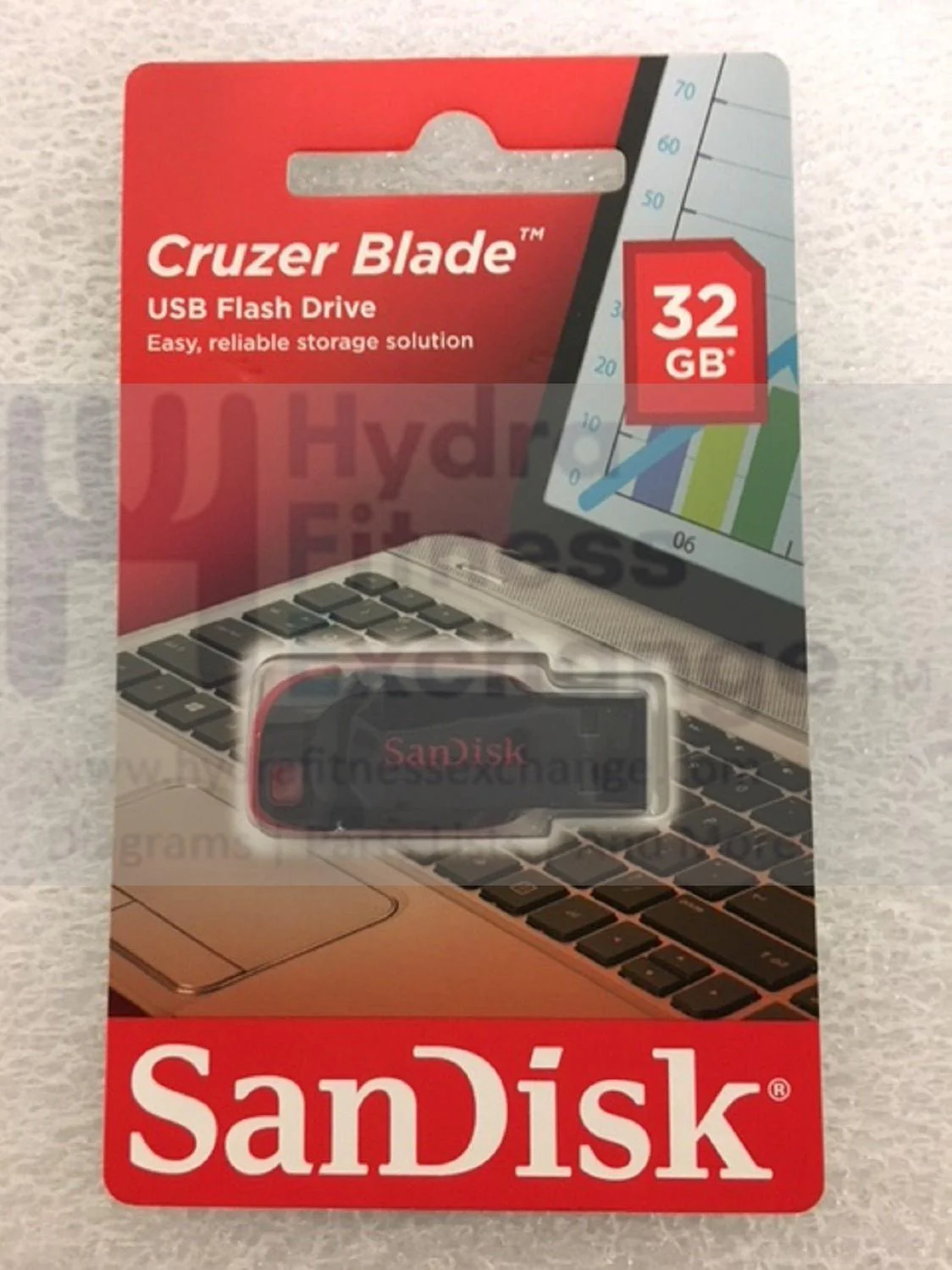 Horizon Fitness Comfort R Stationary Bike Sandisk Cruzer Blade 32GB USB 2.0 Flash ZMS4007231
