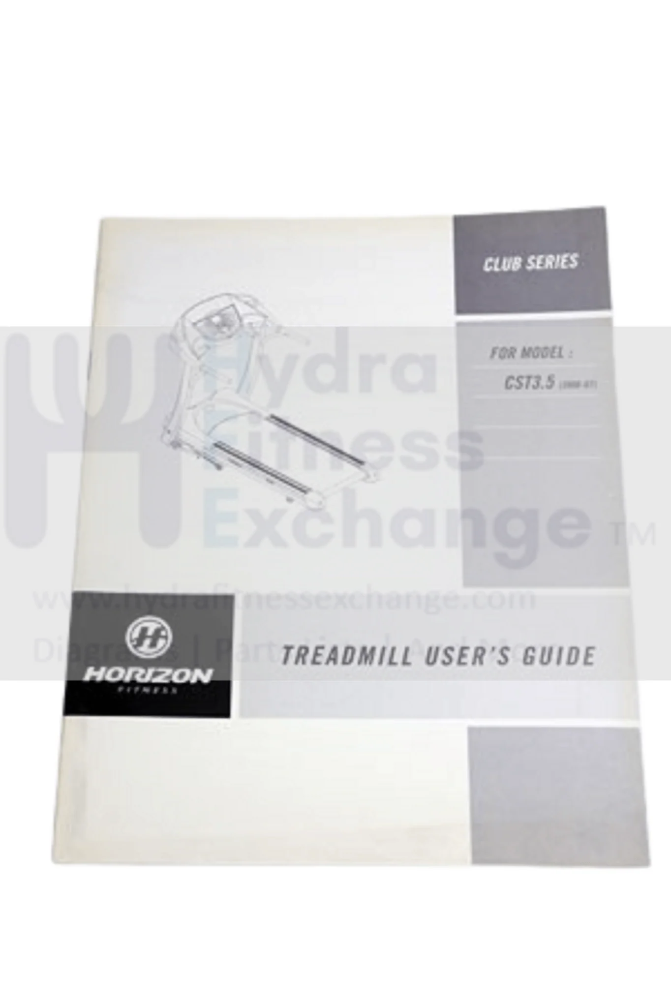 Horizon Fitness CST3.5X TM203 Treadmill Owner's Manual 049680-AX
