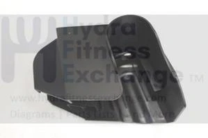 Horizon Fitness CST3.6 Treadmill Left End Cap Foot Rail 056387-CA - Image 2