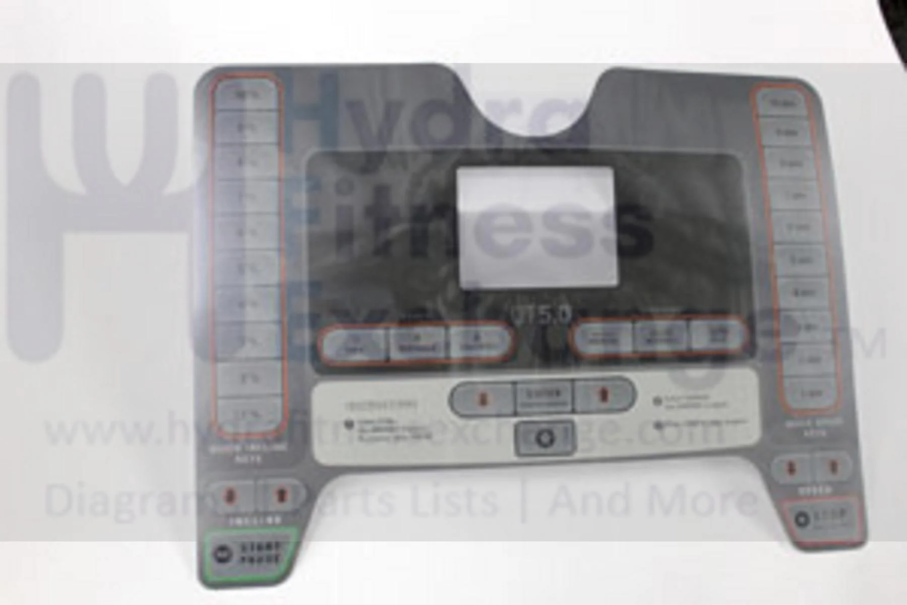 Horizon Fitness CT5.0 Treadmill Overlay 098915 - Image 2