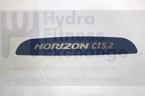 Horizon Fitness CT5.2 Treadmill Upper Motor Sticker Patch Cover 1000203926 - Image 2
