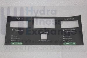 Horizon Fitness CT5.3 Treadmill Console Overlay 1000217086 - Image 2