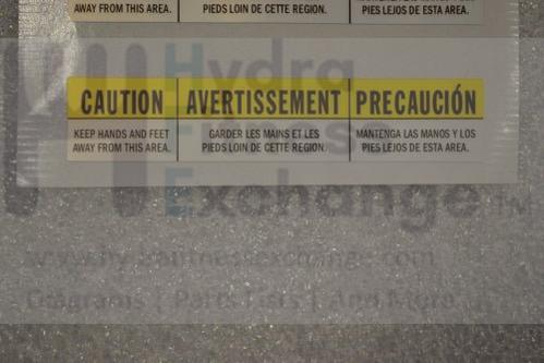 Horizon Fitness Ct5.4 T101-04 LS8.0T-C2 Treadmill Warning Label 1000300790 - Image 2