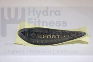 Horizon Fitness CT7.0 T92 T93 Treadmill Decal Adjustable Cushion 103272 - Image 2