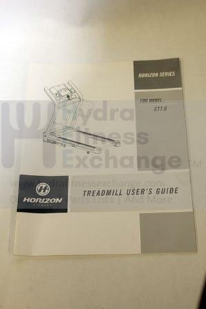 Horizon Fitness CT7.0 Treadmill Owner Manual Manipulate English 102606 - Image 2