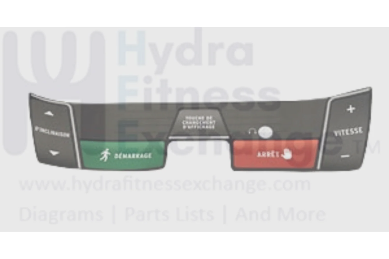 Horizon Fitness CT7.1 Treadmill French Console Decal 1000209564