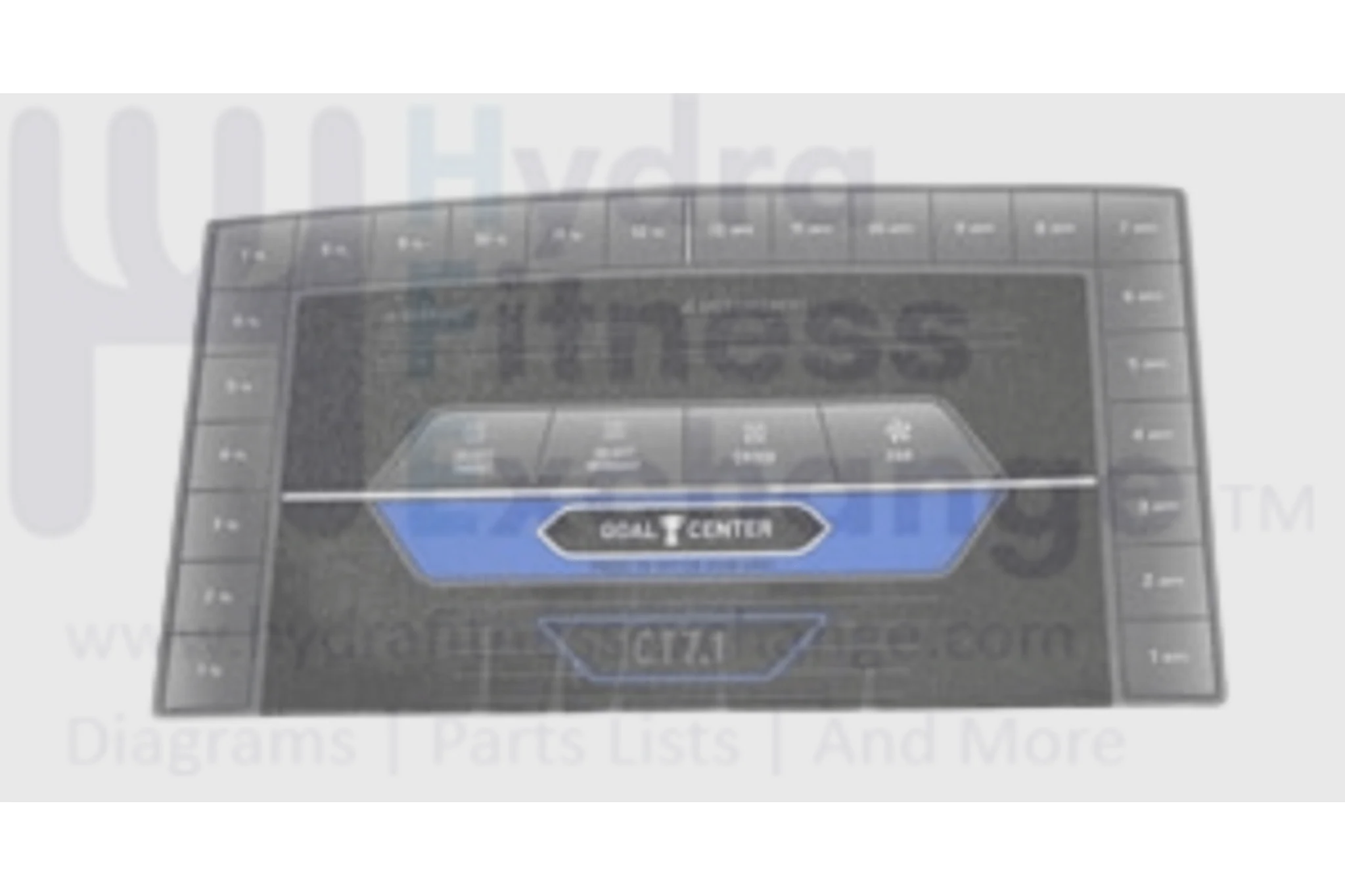 Horizon Fitness CT7.1 Treadmill Overlay Keypad 1000103273