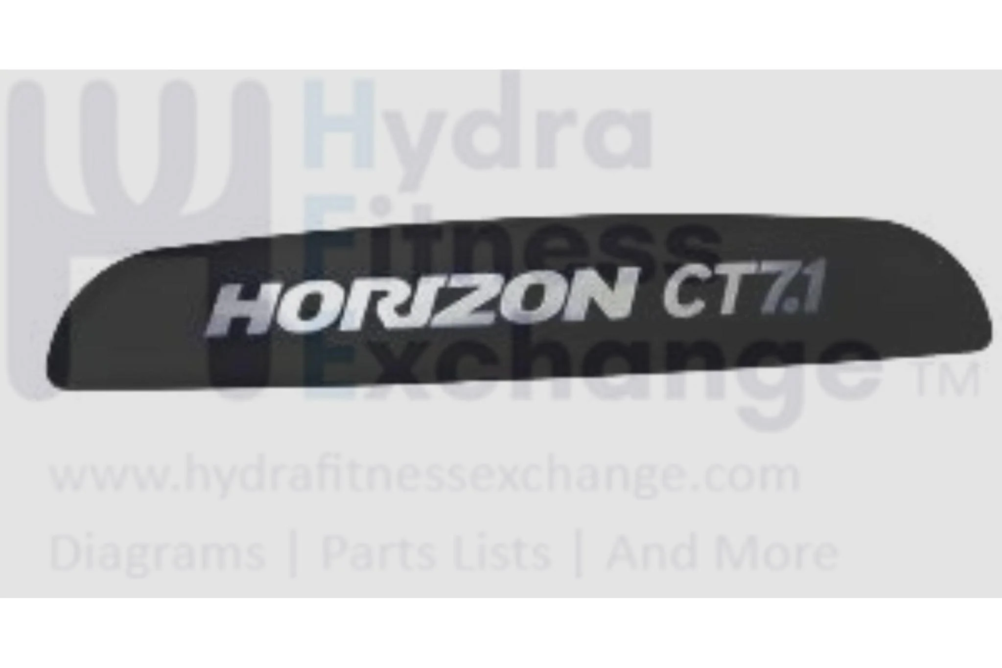 Horizon Fitness CT7.1 Treadmill Upper Motor Sticker Cover 1000104282