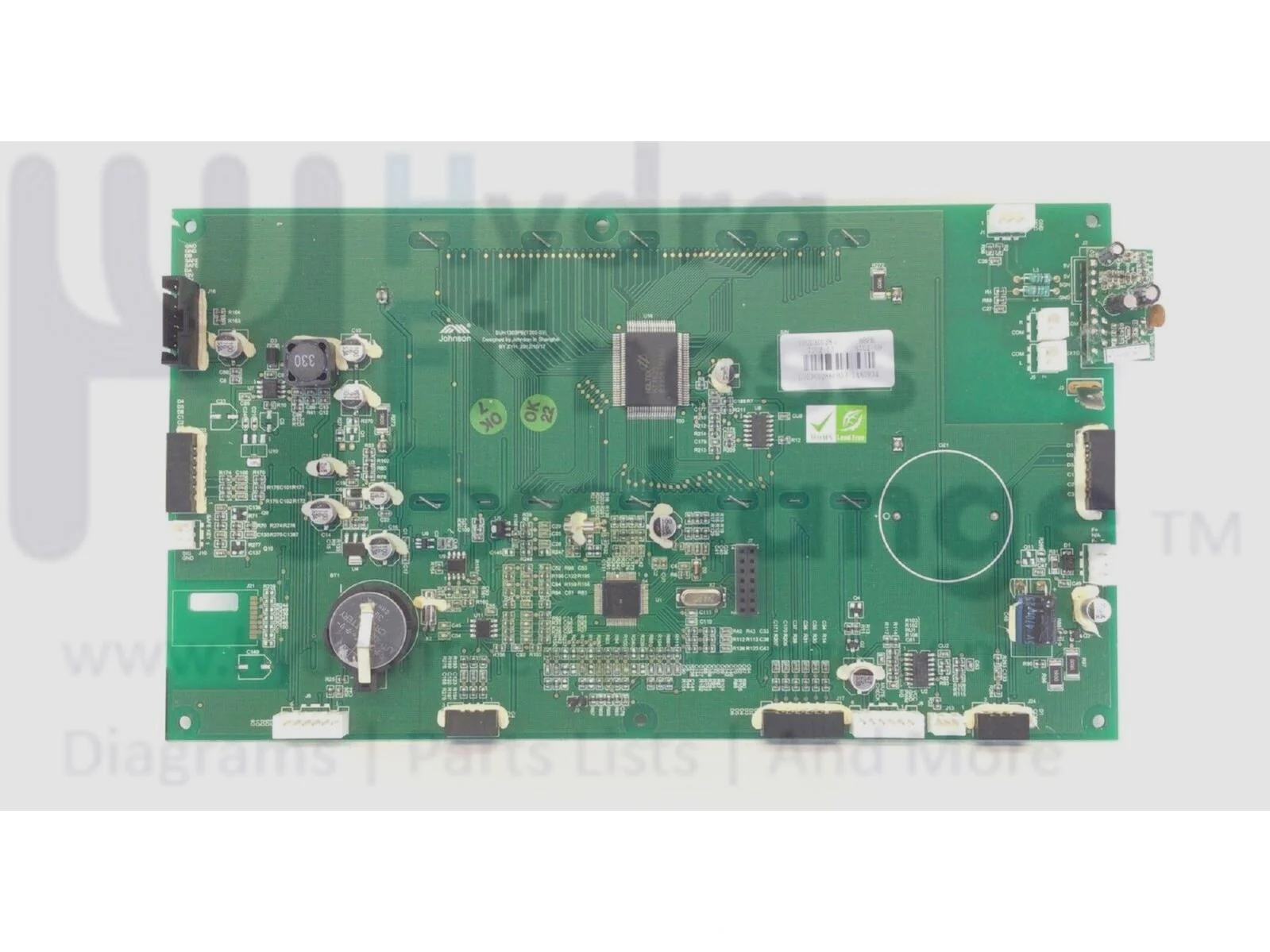 Horizon Fitness CT7.2 T202 Treadmill Display Console Electronic Board 1000300286 - Image 2
