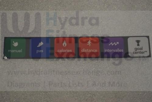 Horizon Fitness CT7.2 Treadmill Console Overlay Pop Sticker 1000308911 - Image 2