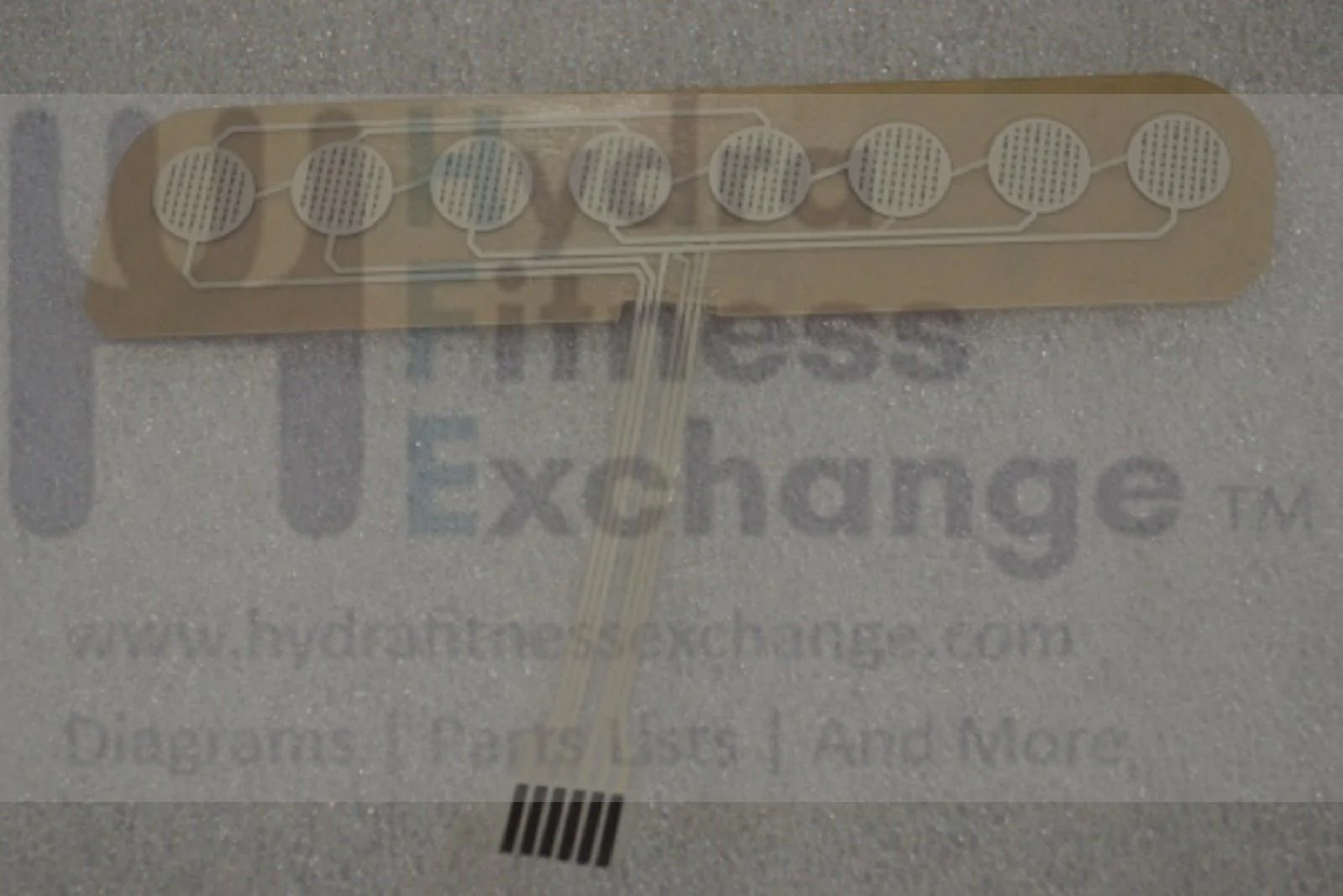 Horizon Fitness CT9.3-TM444B T303 Treadmill Console Key Pad Membrane 1 1000228697