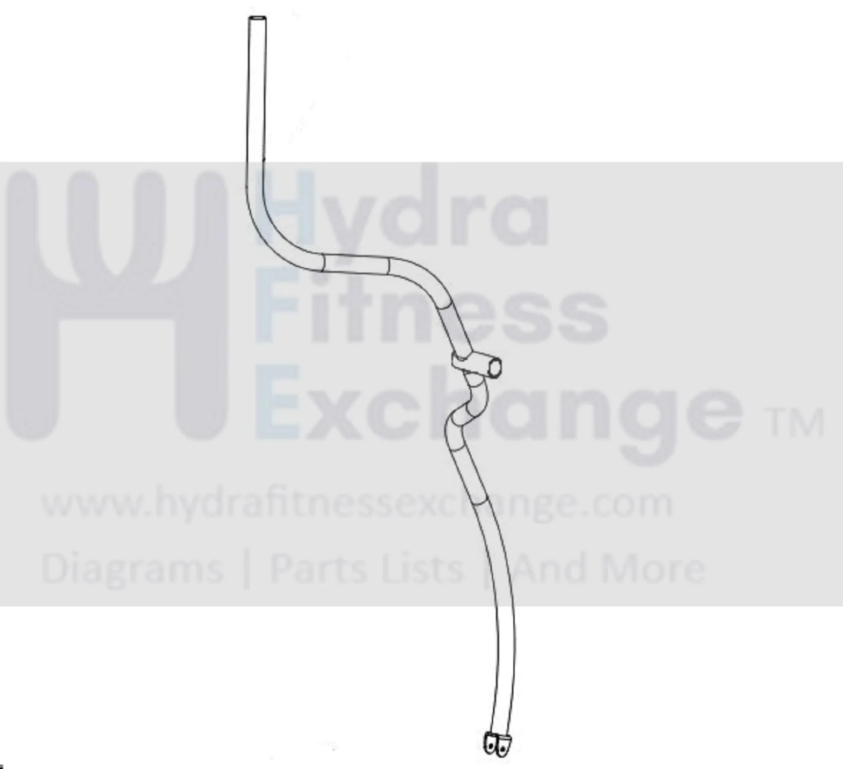 Horizon Fitness E1200 - EP178 E900 - EP177 Elliptical Left Handlebar Set 078444