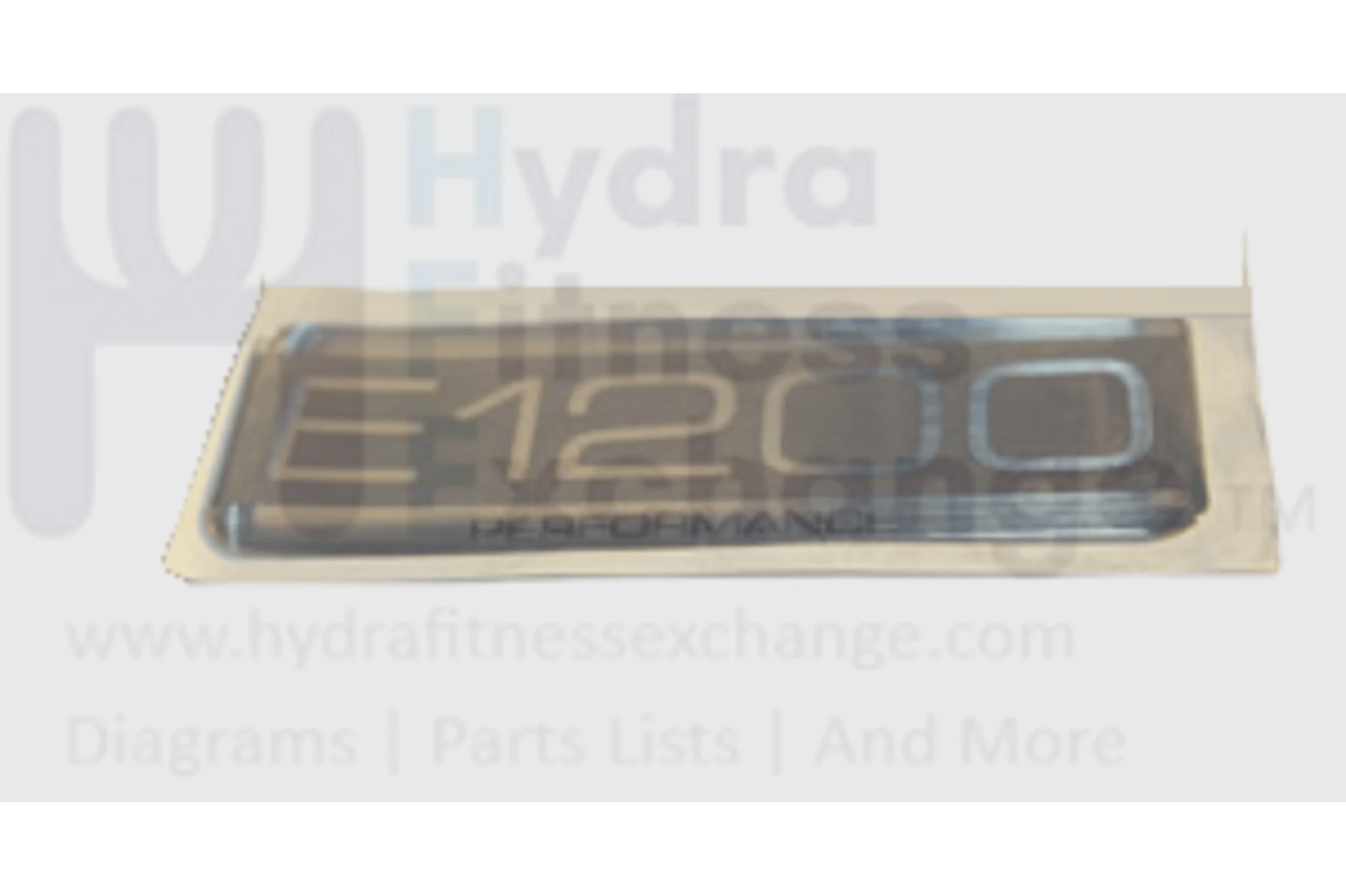 Horizon Fitness E1200 - EP178 Elliptical Console Mast Decal 076878