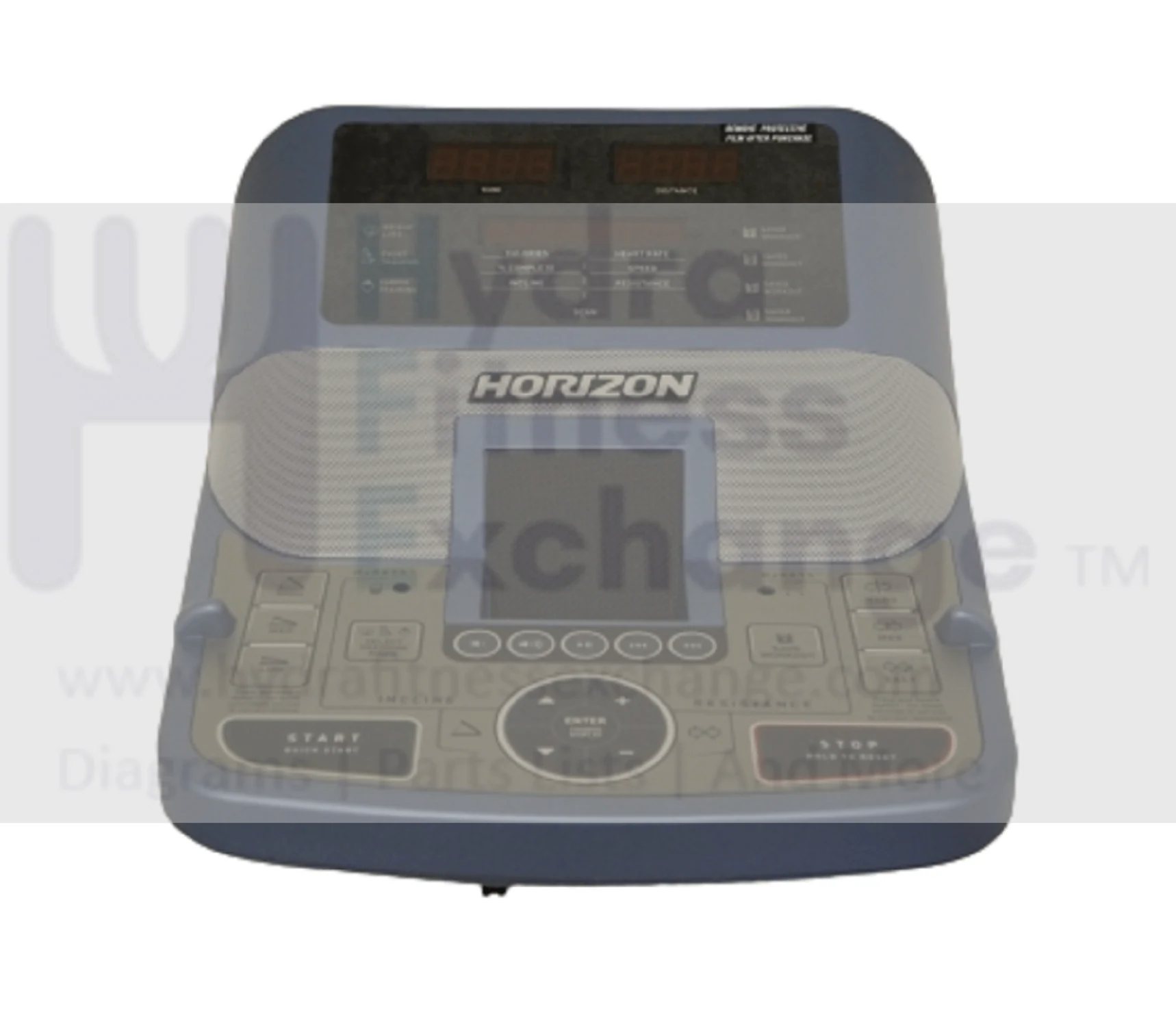 Horizon Fitness E1201 EP226 EP226B EP226D EP226C Elliptical Display Console Assembly 1000092579 - Image 2
