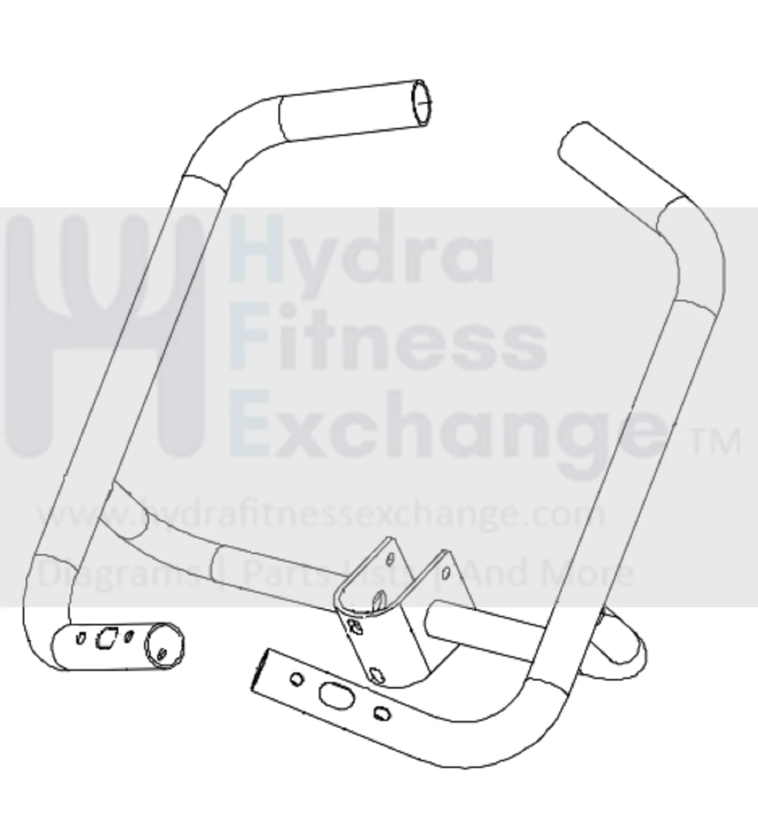 Horizon Fitness E1201 EP226 EP226B EP226D EP226C Elliptical Small Handlebar Set 1000092537