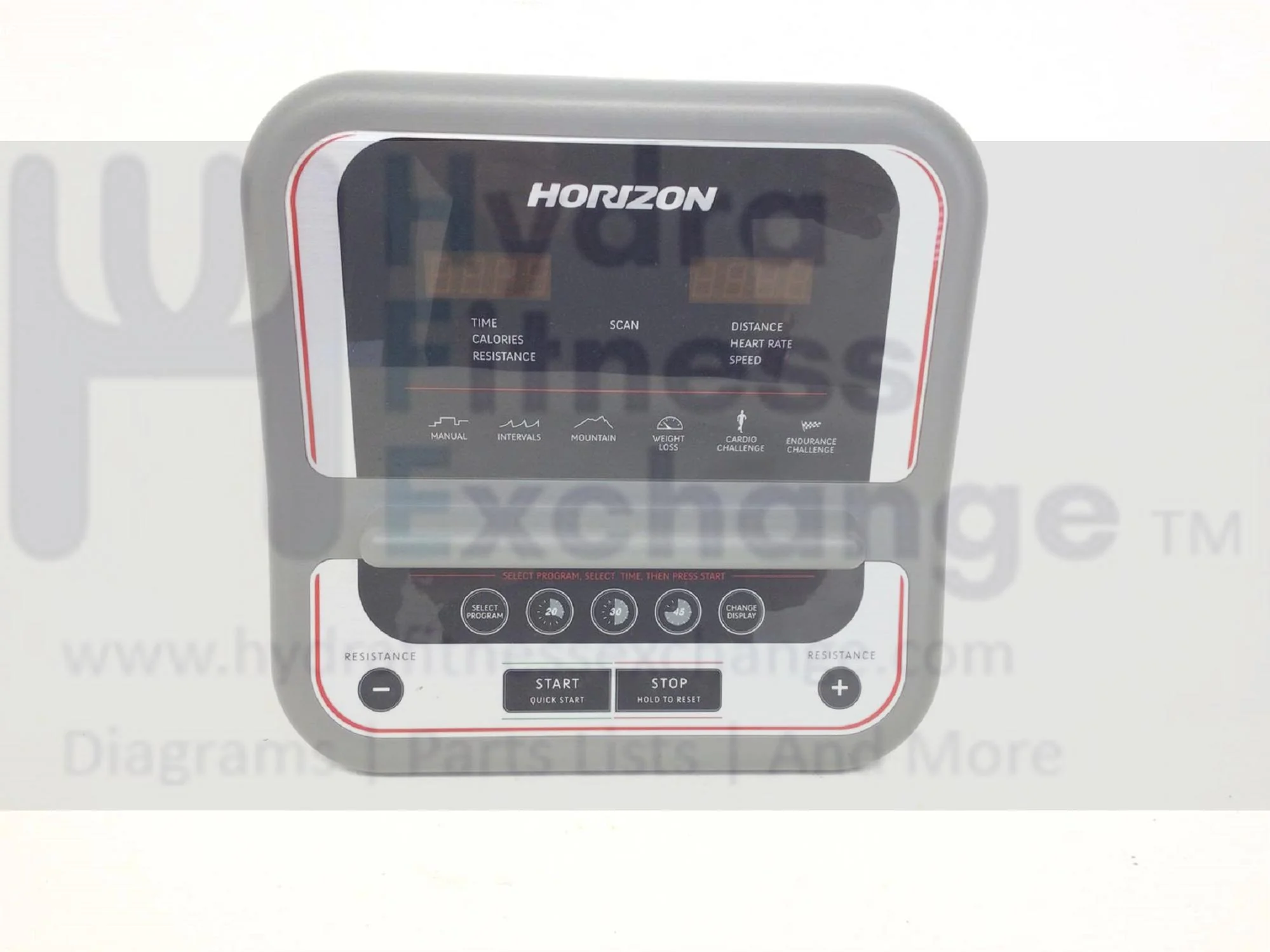Horizon Fitness E401 - EP503 Elliptical Display Console Assembly 097738